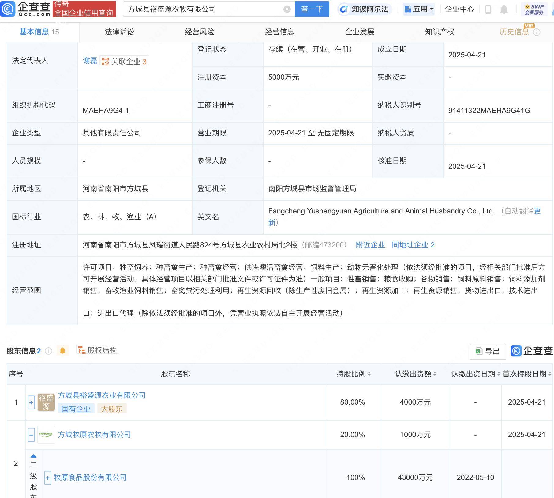 牧原股份攜手方城牧原，新公司涉足再生資源加工領(lǐng)域:再生資源回收公司